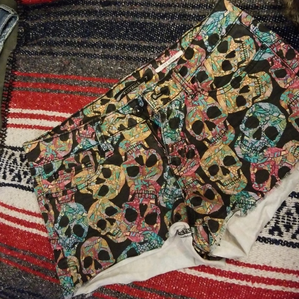Adorable Skull Shorts